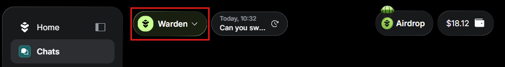 Switch between AI Agents in Warden